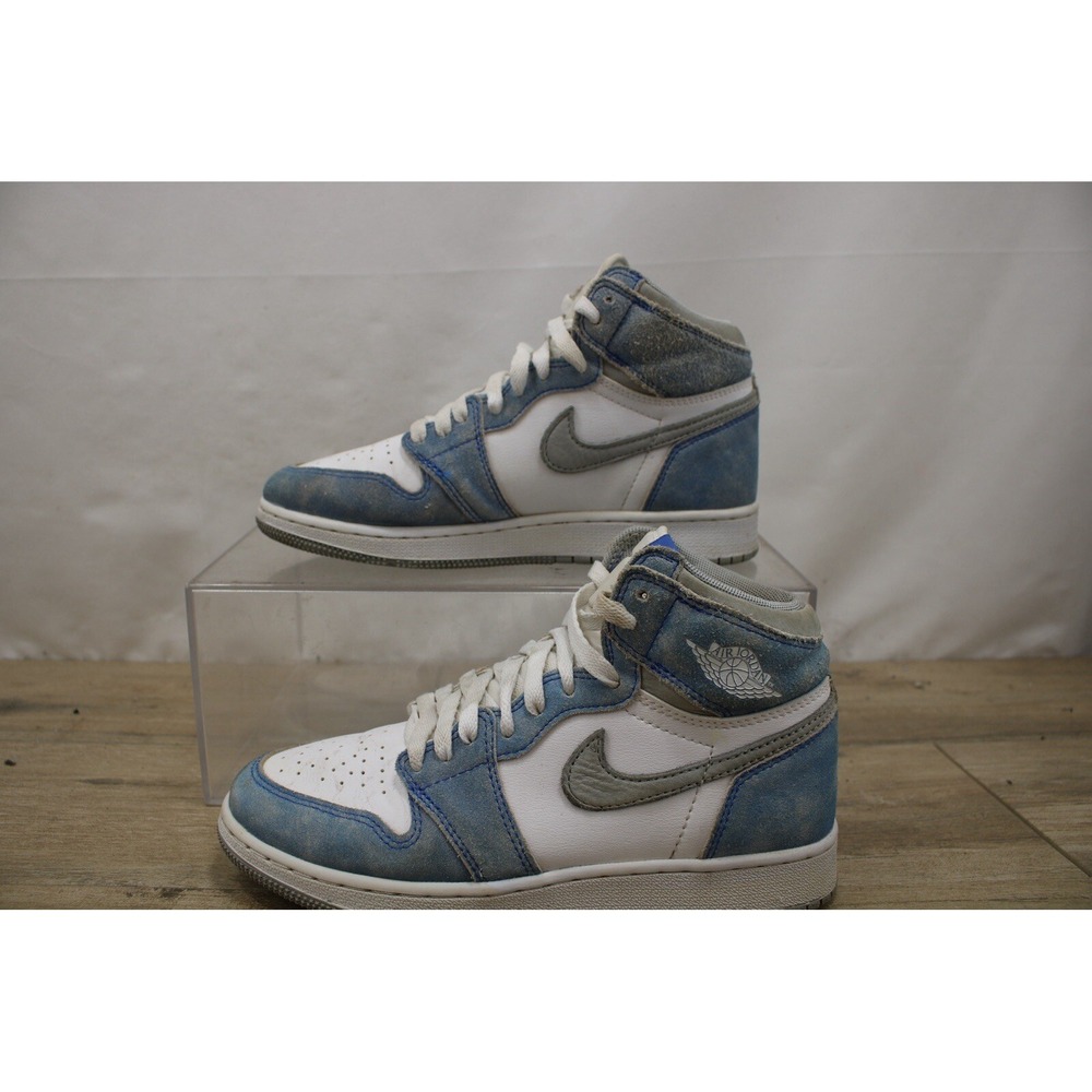 Nike Air Jordan 1 High Hyper Royal Smoke Grey (2021) Nike US 5 Youth 575441-402